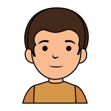 sevimli küçük çocuk karakter