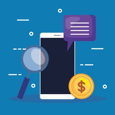 iş pazarlama ile Smartphone