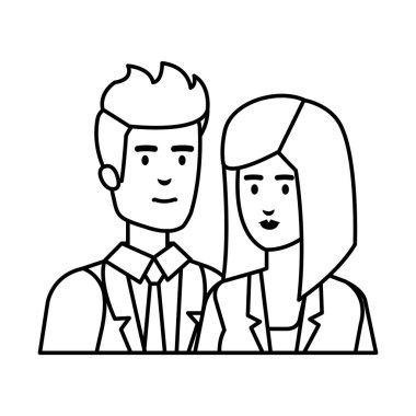 iş çift avatarlar karakter