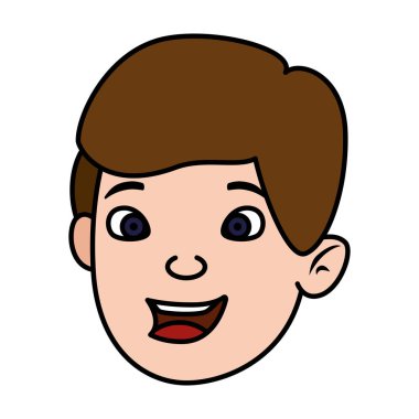 Sevimli küçük çocuk baş karakter.