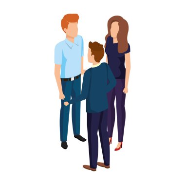 iş insanlar avatarlar karakter grubu