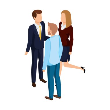 iş insanlar avatarlar karakter grubu