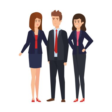 zarif iş insanlar avatarlar karakter