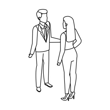 iş çift avatarlar karakter konuşuyor