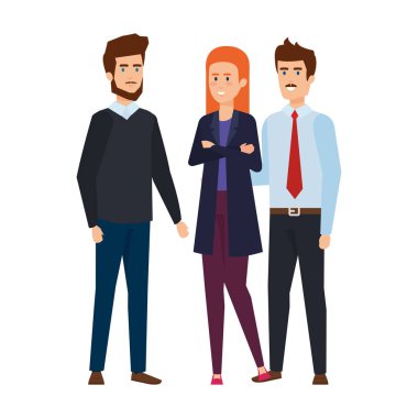 zarif iş insanlar avatarlar karakter