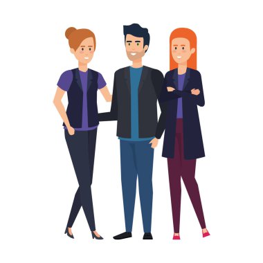 zarif iş insanlar avatarlar karakter