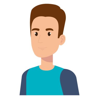 genç adam avatar karakter