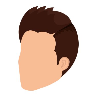 genç adam baş avatar karakter