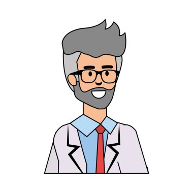 profesyonel doktor avatar karakter