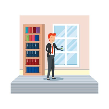 İşyerinde zarif işadamı