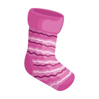 Noel çorap dekoratif simgesi