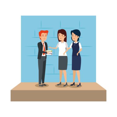 zarif iş adamları iş yeri