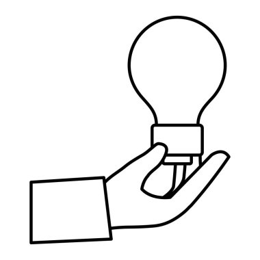 kaldırma ampul ışık el