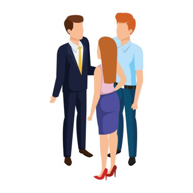 iş insanlar avatarlar karakter grubu