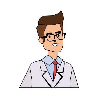 profesyonel doktor avatar karakter