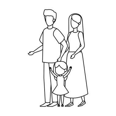 Ebeveynlerin çift kızı karakterlerle