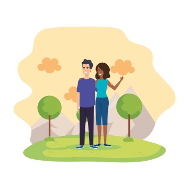 iki park karakterleri içinde