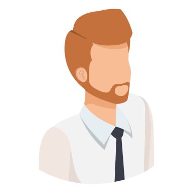 işadamı avatar karakter simgesi