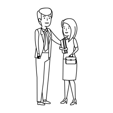 iş çift avatarlar karakter