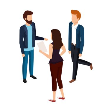 iş insanlar avatarlar karakter grubu