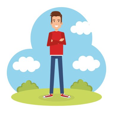 genç adam modeli avatar karakter