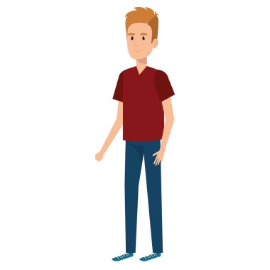 genç adam avatar karakter