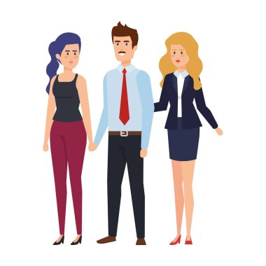 zarif iş insanlar avatarlar karakter