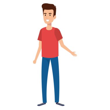 genç adam avatar karakter