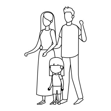 Ebeveynlerin çift kızı karakterlerle