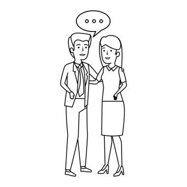 iş çift avatarlar karakter konuşuyor