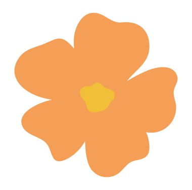 güzel çiçek dekoratif simgesi