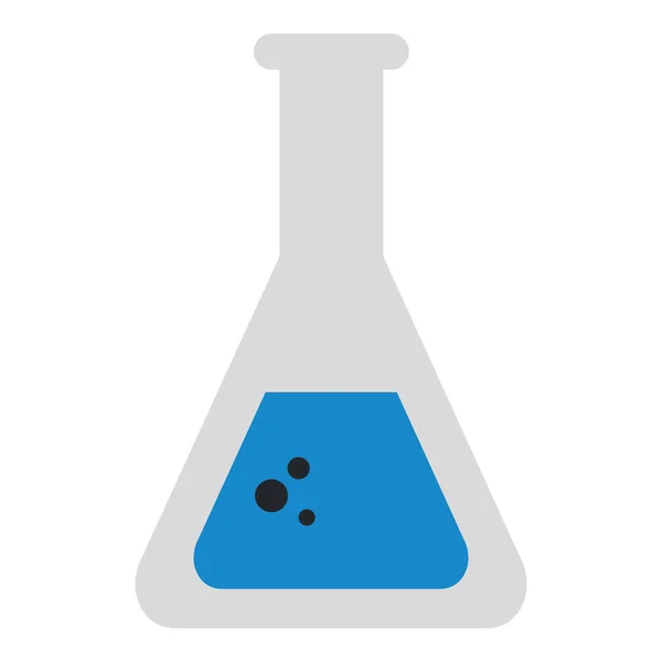 Ikona na białym tle test Tube — Wektor stockowy