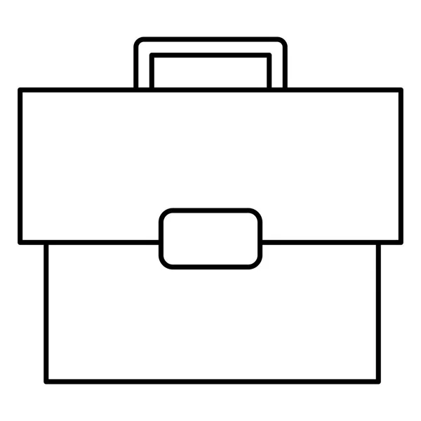 Portefeuille mallette icône isolée — Image vectorielle