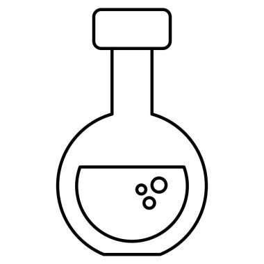 tüp testi izole simgesi