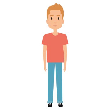 genç adam avatar karakter