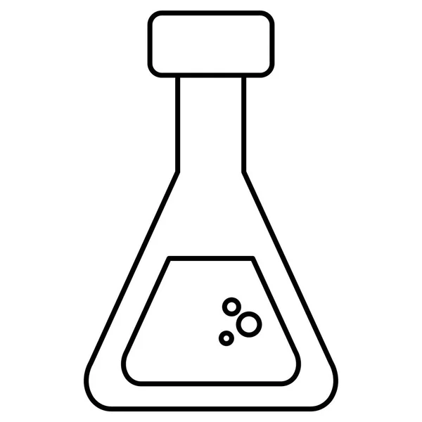 Ícone isolado de teste de tubo —  Vetores de Stock