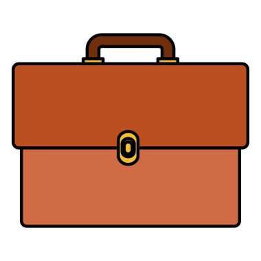 Portföy çanta izole simgesi