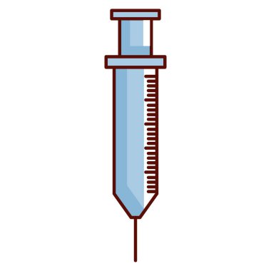 tıbbi enjeksiyon izole simgesi