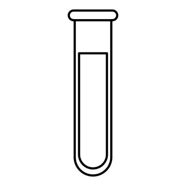 tüp testi izole simgesi