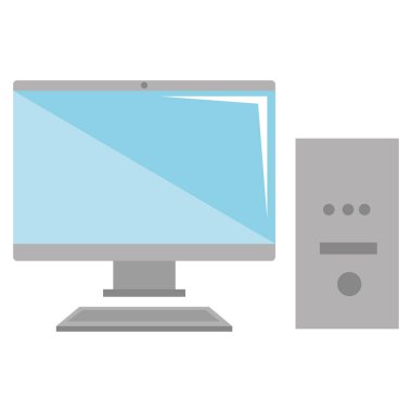 Masaüstü bilgisayar izole kutsal kişilerin resmi