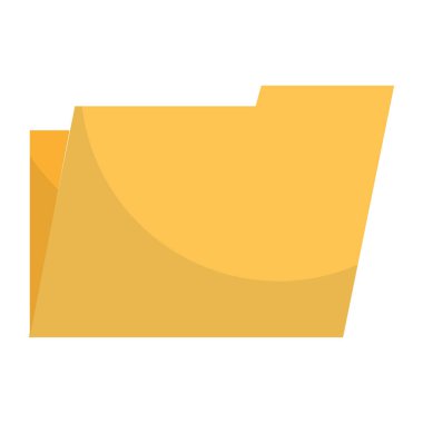 dosya klasör izole simgesi