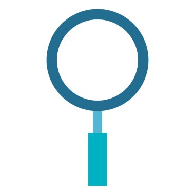 Büyüteç izole simgesini