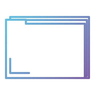 dosya klasör izole simgesi