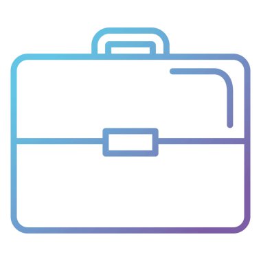 Portföy çanta izole simgesi