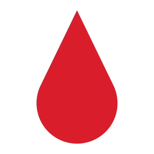 Крапля червона іконка крові — стоковий вектор