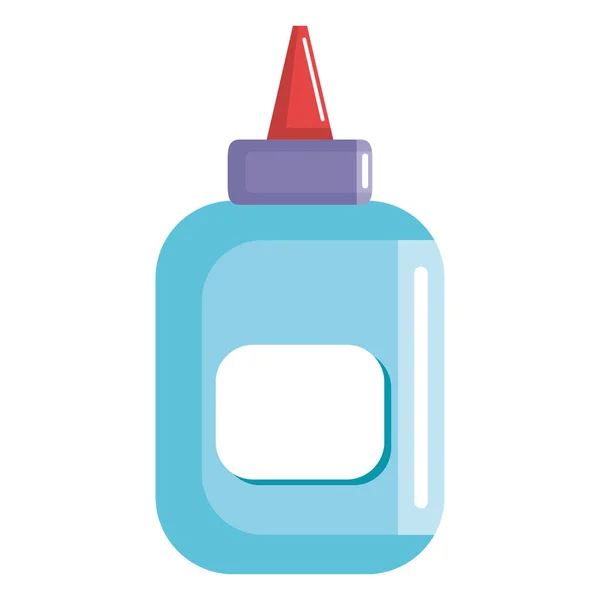 Glue bottle isolated icon — Stock Vector
