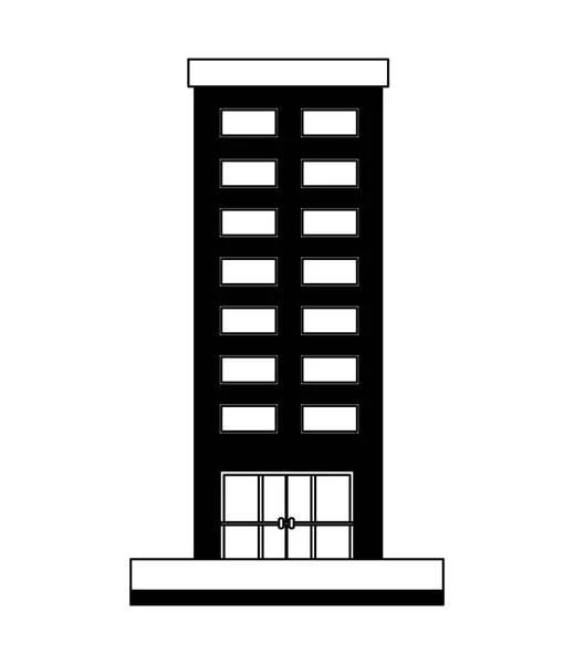 Estrutura de construção ícone isolado — Vetor de Stock