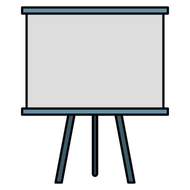 hafif karton eğitim izole simgesi