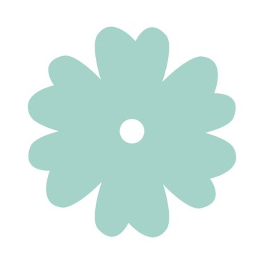 güzel çiçek dekoratif simgesi