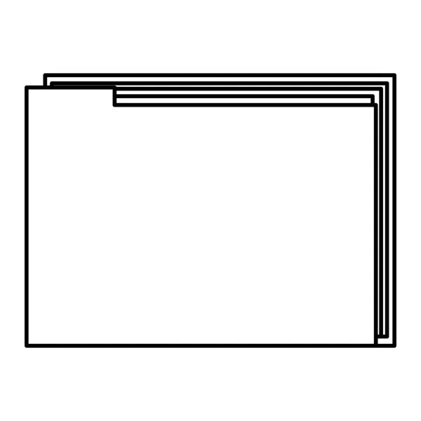 文件夹隔离图标 — 图库矢量图片